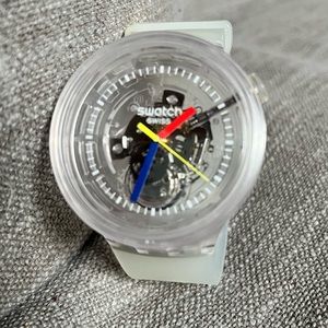Clear Swatch Watch